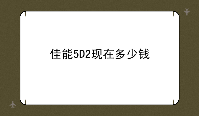 佳能5D2现在多少钱