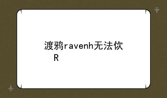渡鸦ravenh无法使用