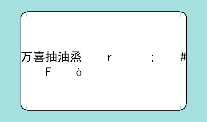万喜抽油烟机怎么样呢？
