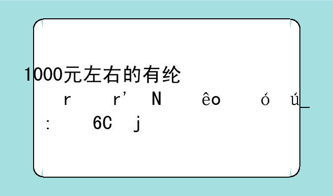 1000元左右的有线耳机有哪些值得推荐的?