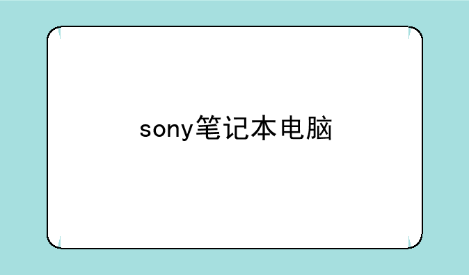 sony笔记本电脑
