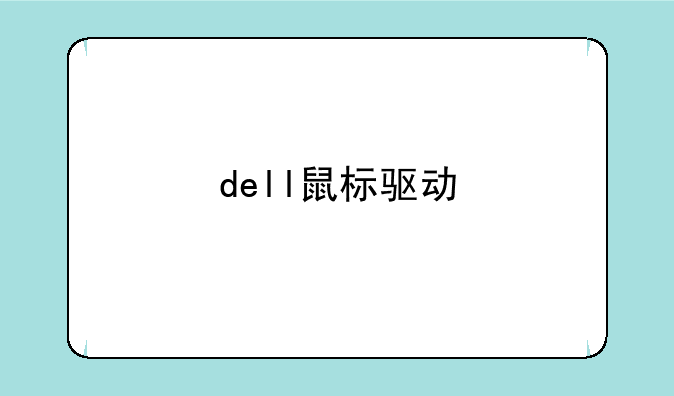 dell鼠标驱动