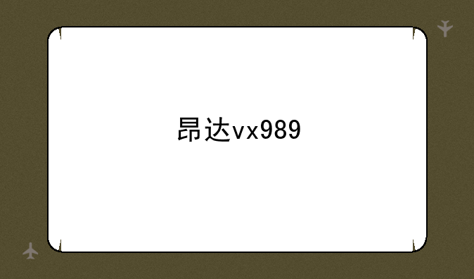 昂达vx989