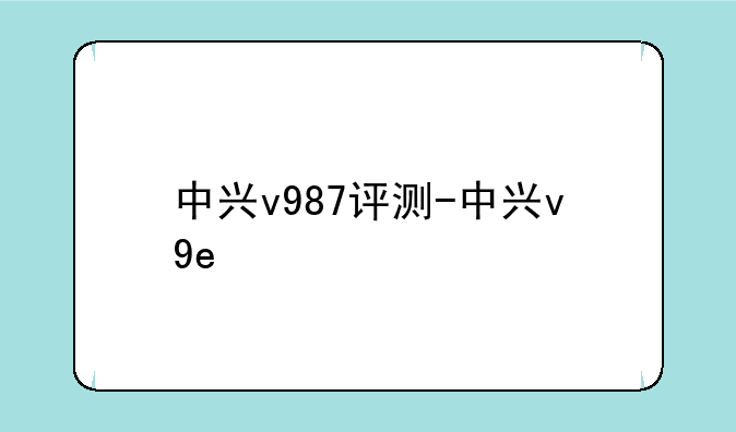 中兴v987评测-中兴v9e