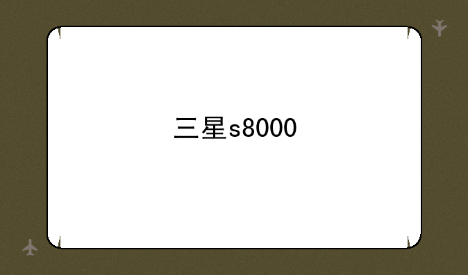 三星s8000