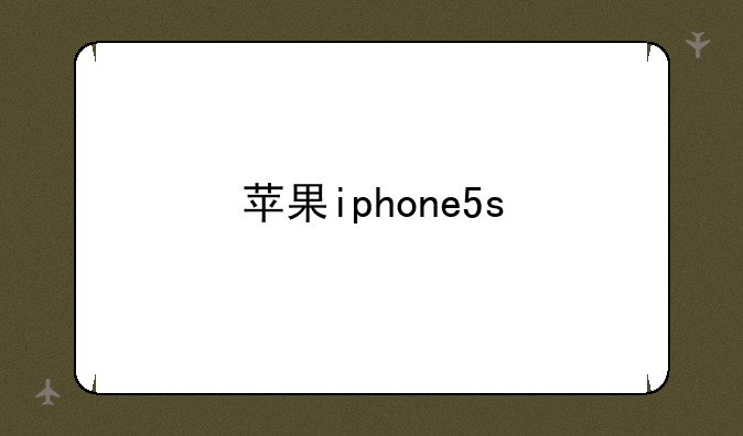 苹果iphone5s