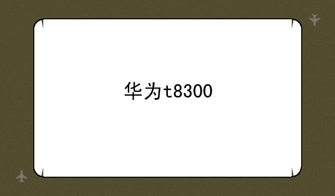 华为t8300