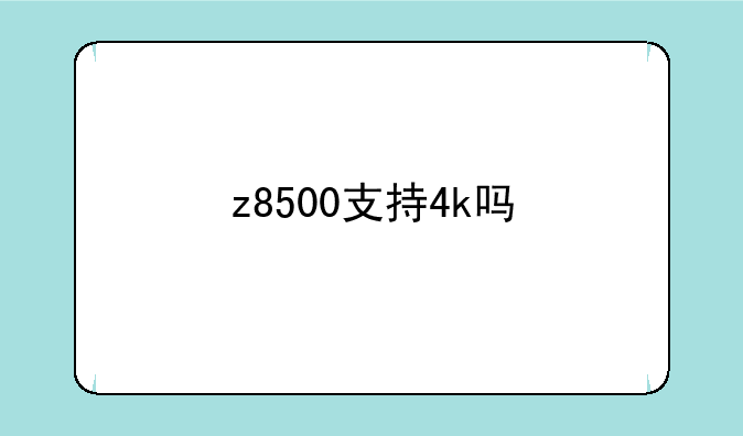 z8500支持4k吗