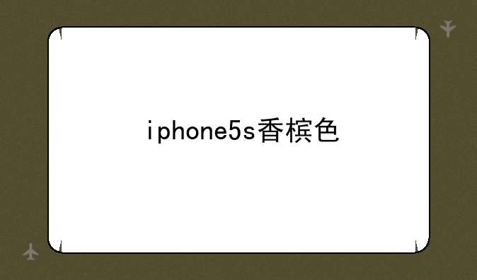 iphone5s香槟色