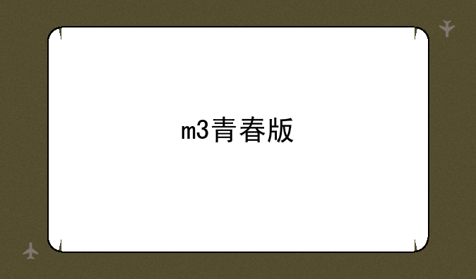 m3青春版