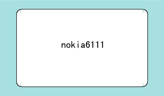 nokia6111